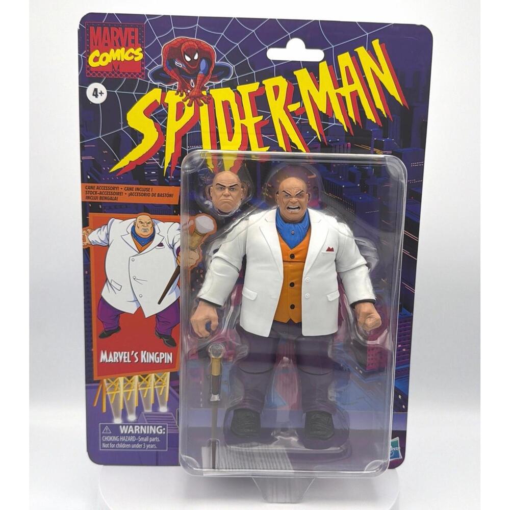 Hasbro Kingpin Action Figure New Spider-Man Retro Marvel Legends F0224